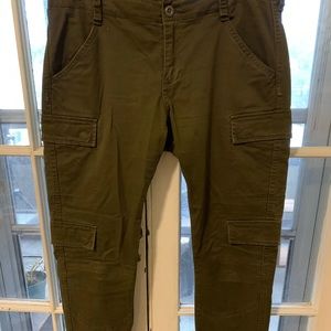 Army green skinny cargo pants Ralph Lauren
